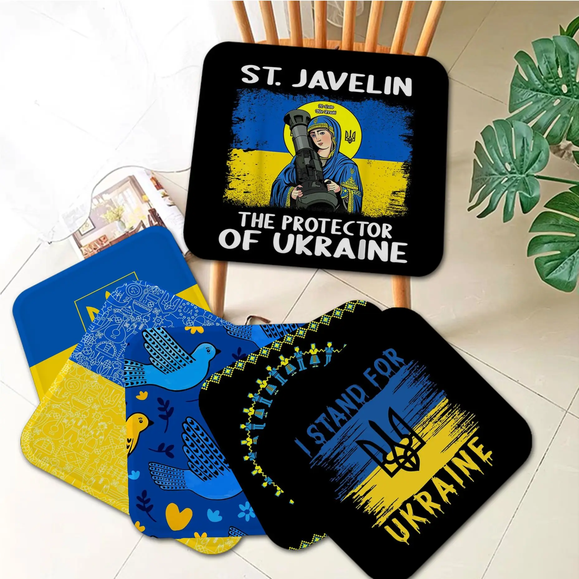 Ukraine Flag Pattern Art Dining Chair Cushion Circular Decoration Seat For Office Desk Stool Seat Mat
Ukraine Flag Pattern Art Dining Chair Cushion Circular Decoration Seat For Office Desk Stool Seat Mat
