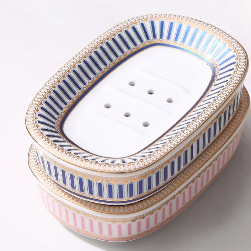 Light Luxury Ceramic Soap Dish Soap Container Jewelry Storage Rack Hotel Household Shower Tray Bathroom Decoration
Light Luxury Ceramic Soap Dish Soap Container Jewelry Storage Rack Hotel Household Shower Tray Bathroom Decoration
