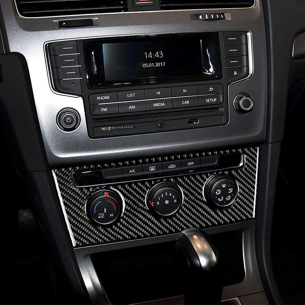 Carbon fiber car interior air conditioning button frame decoration,FOR VW Golf 7 7.5 GTI GTD R MK7 MK7.5 2013-2020 car sticker
Carbon fiber car interior air conditioning button frame decoration,FOR VW Golf 7 7.5 GTI GTD R MK7 MK7.5 2013-2020 car sticker