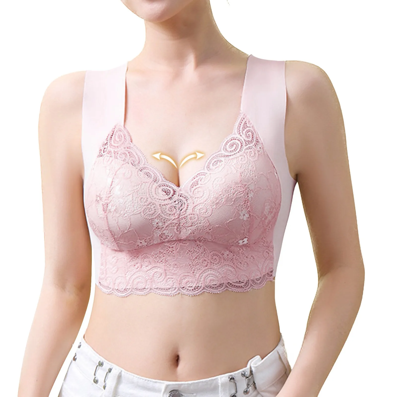 Women Gather Large Size Lace Without Steel Ring To Fix One Cup Seamless Sleep Bra Thin Brassiere Full Cup Sexy Lingerie
Women Gather Large Size Lace Without Steel Ring To Fix One Cup Seamless Sleep Bra Thin Brassiere Full Cup Sexy Lingerie