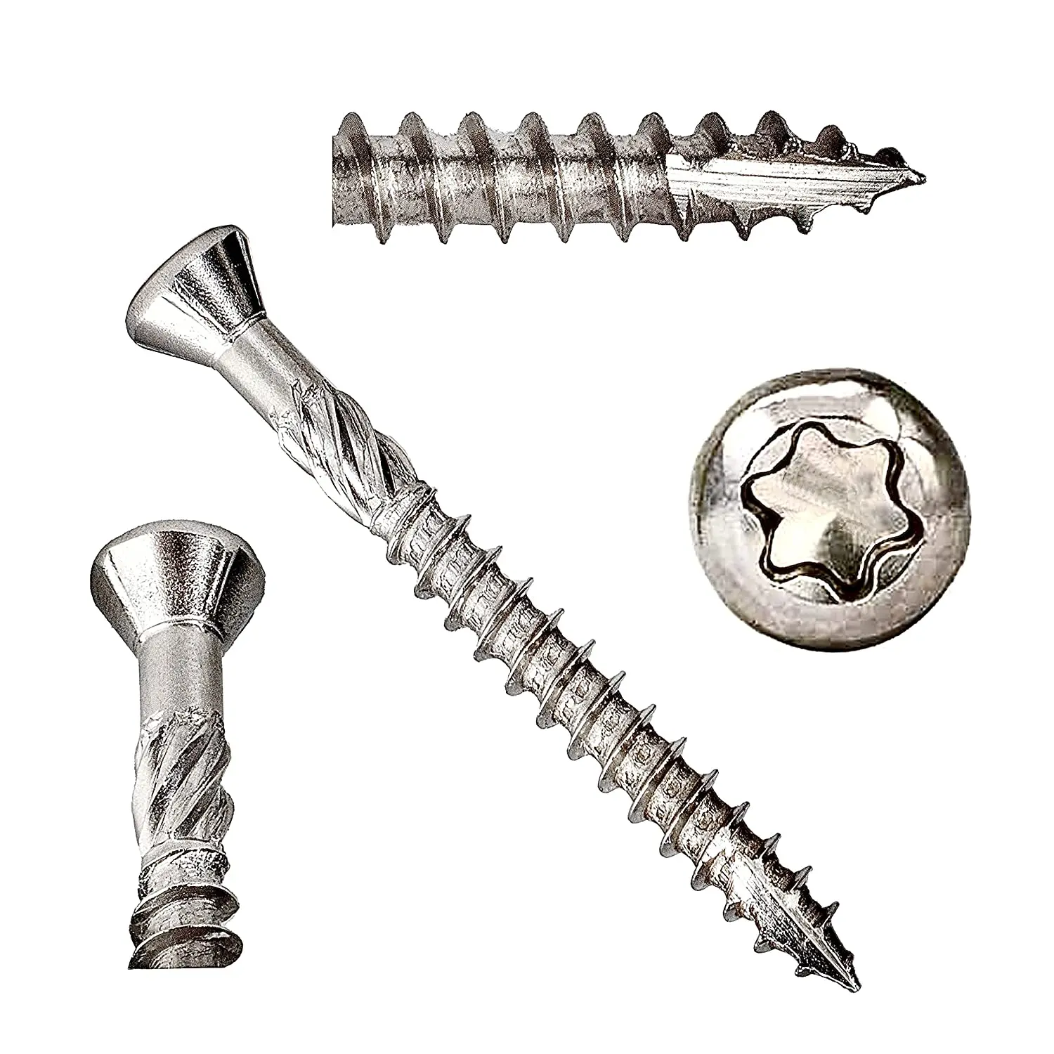 5*60 Stainless Steel Deck Screws T25 Star Drive Type 304 Grade Stainless Wood Screws High Corrosion Resistance 5*50 vis inox
5*60 Stainless Steel Deck Screws T25 Star Drive Type 304 Grade Stainless Wood Screws High Corrosion Resistance 5*50 vis inox