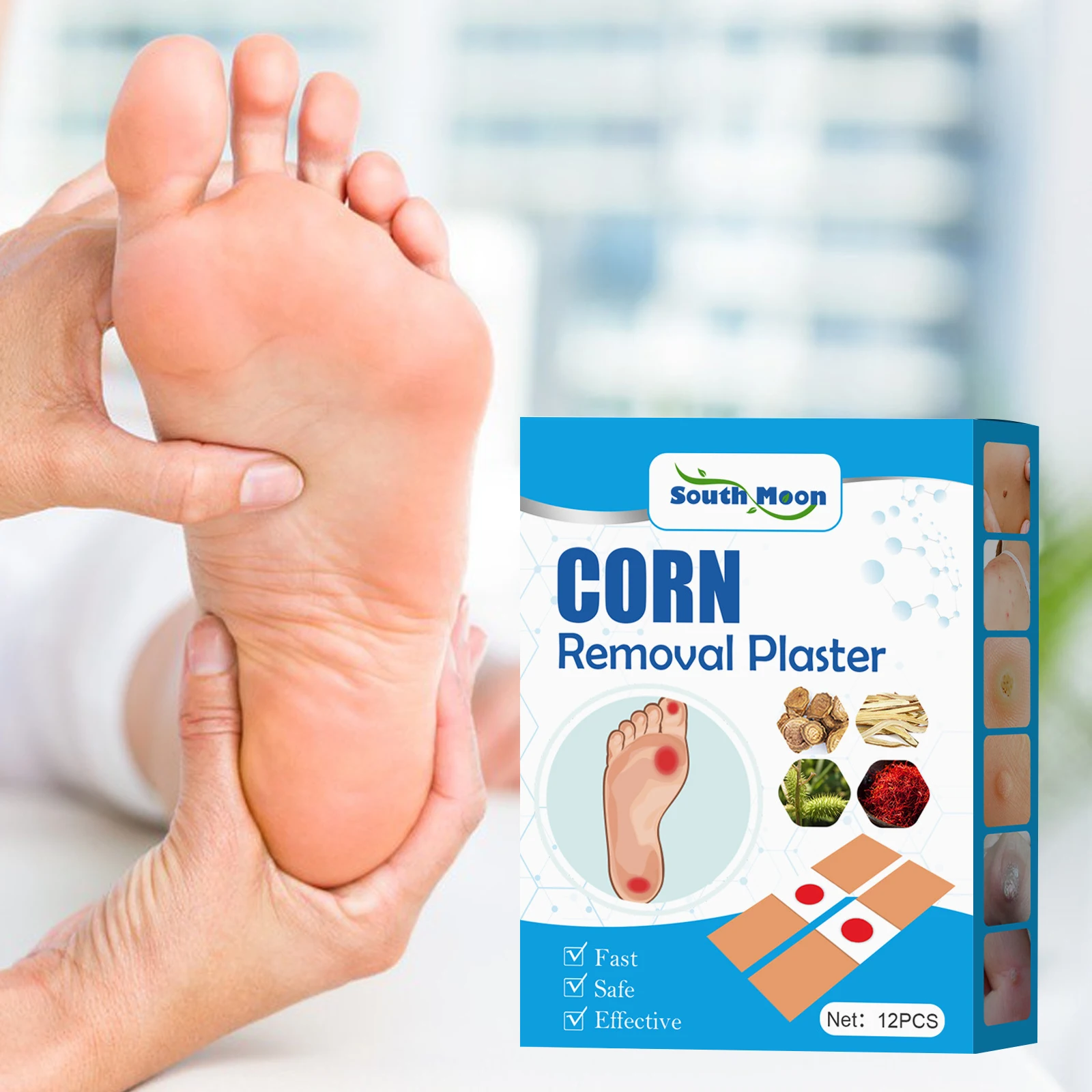 12Pcs Foot Care Sticker Medical Patch Corn Removal Pads Warts Thorn Curative Patches Calluses Remove Callosity Detox
12Pcs Foot Care Sticker Medical Patch Corn Removal Pads Warts Thorn Curative Patches Calluses Remove Callosity Detox