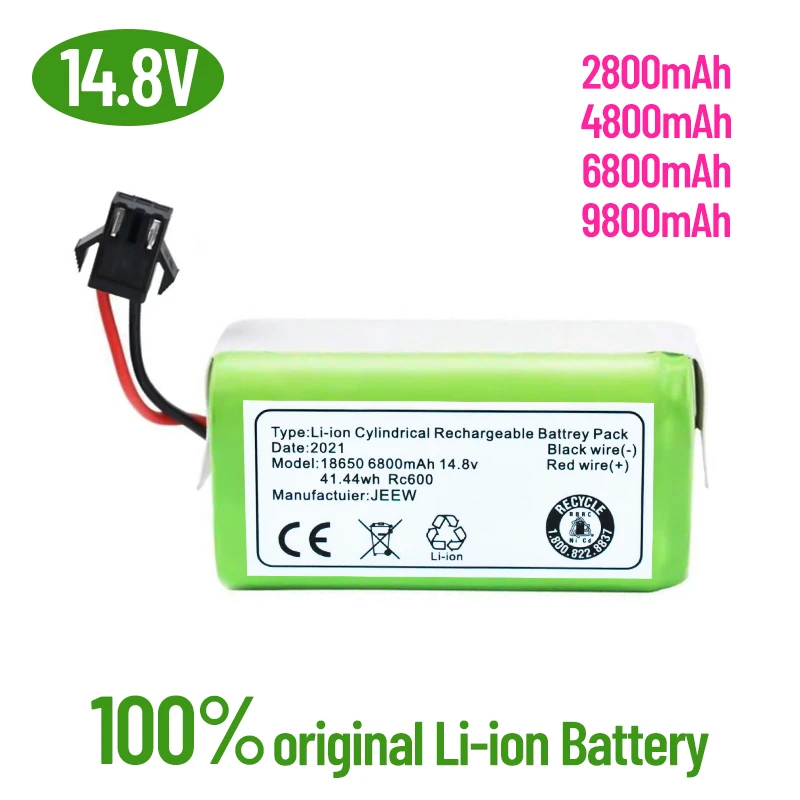 100% high capacity 14.8V 9800mAh 4S1P 18650 Lithium Batterie Pack 72x37x37mm Rechargeable Li-ion Batteries For N9S Etc.
100% high capacity 14.8V 9800mAh 4S1P 18650 Lithium Batterie Pack 72x37x37mm Rechargeable Li-ion Batteries For N9S Etc.