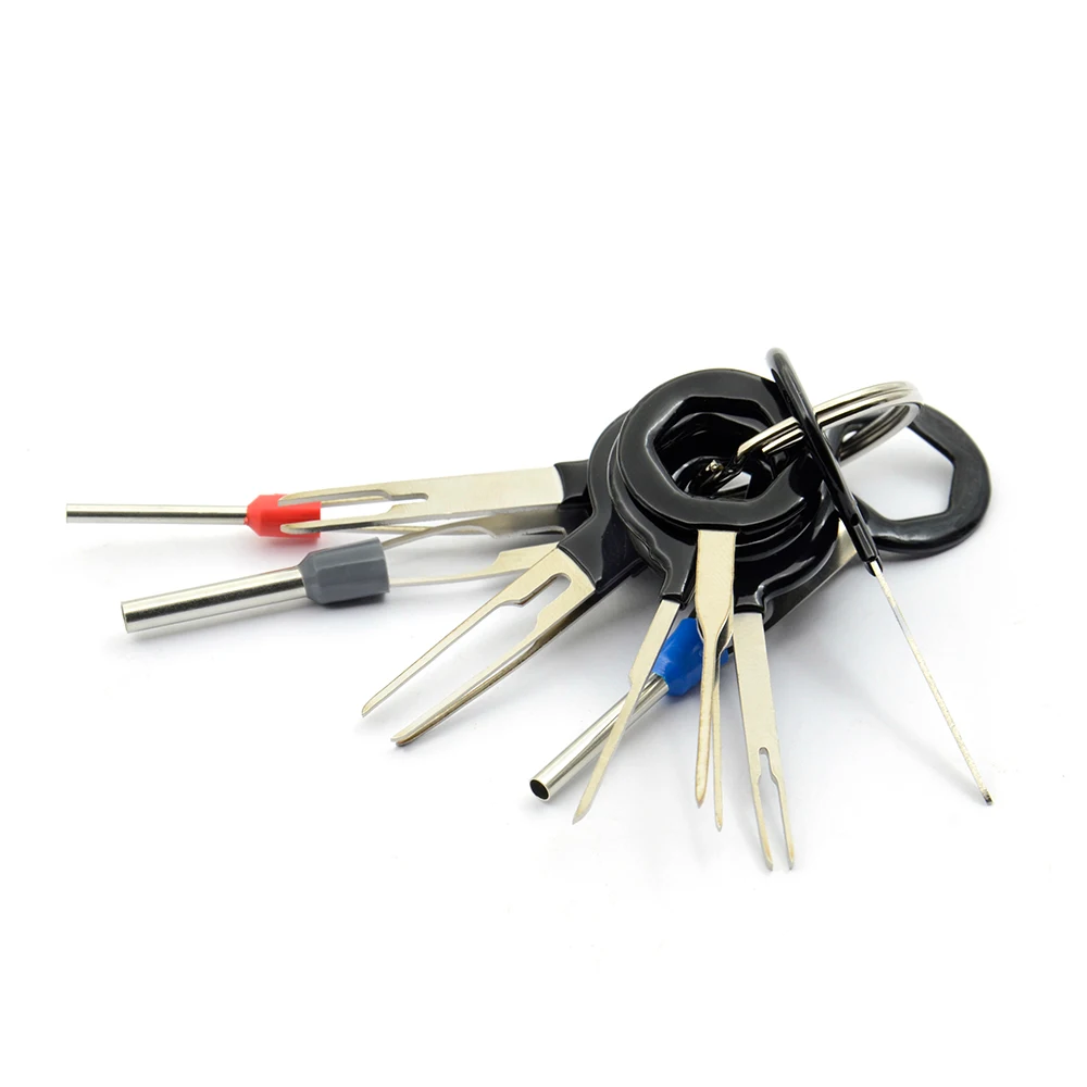 VSTM 11 Pcs Auto Car Plug Circuit Board Wire Harness Terminal Extraction Pick Connector Crimp Pin Back Needle Remove Tool
VSTM 11 Pcs Auto Car Plug Circuit Board Wire Harness Terminal Extraction Pick Connector Crimp Pin Back Needle Remove Tool
