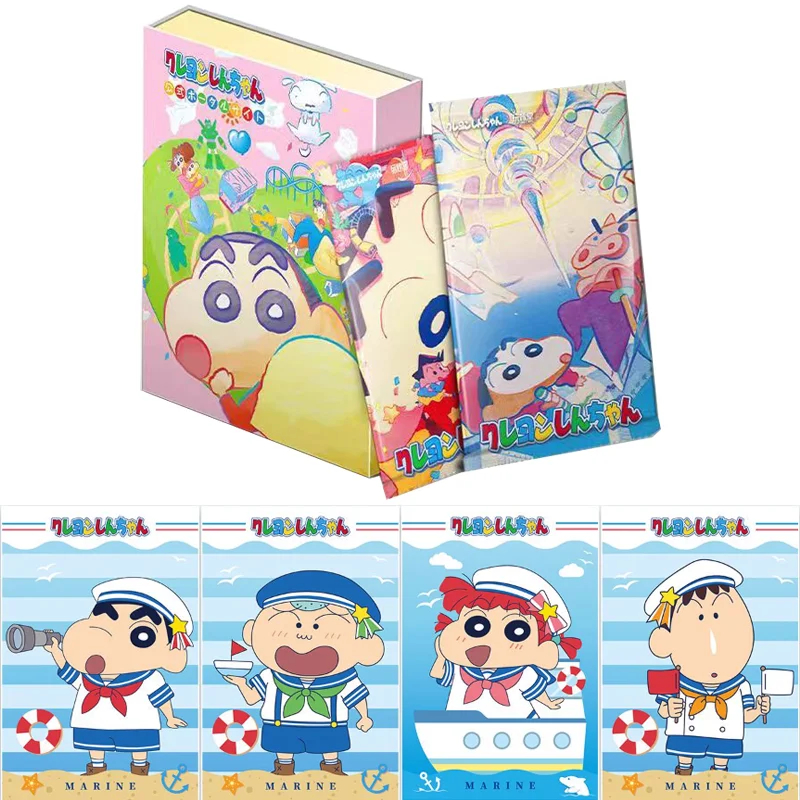 

Crayon Shin-chan Cards Nohara Himawari Sakurada Nene Blind Box Toys Cute Cartoon Cards Gifts for Boys and Girls' Birthday
