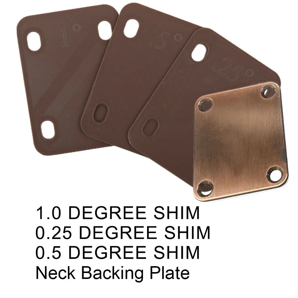 3 PCS Guitar Neck Shims 0.25.5 1 Degree With Neck Backing Plate Replacement Part For Guitar Masters Electric Guitar Guitarist
3 PCS Guitar Neck Shims 0.25.5 1 Degree With Neck Backing Plate Replacement Part For Guitar Masters Electric Guitar Guitarist
