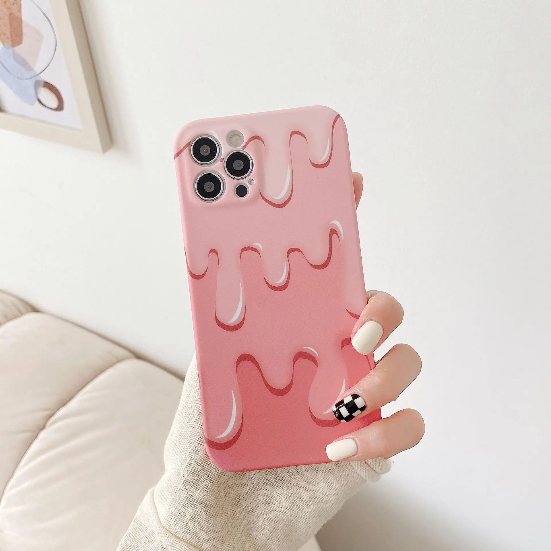 Liquid Water Paste Pink Ice Cream Phone Case For iphone 14 13 12 11 Pro Max X XR XSMAX 7 8 Plus SE TPU Case Cover new products
Liquid Water Paste Pink Ice Cream Phone Case For iphone 14 13 12 11 Pro Max X XR XSMAX 7 8 Plus SE TPU Case Cover new products