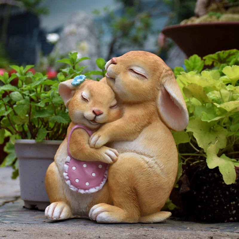 Pastoral Simulation Animal Resin Rabbit Couple Ornaments Outdoor Garden Balcony Doll Crafts Garden Ornaments Ornaments
Pastoral Simulation Animal Resin Rabbit Couple Ornaments Outdoor Garden Balcony Doll Crafts Garden Ornaments Ornaments