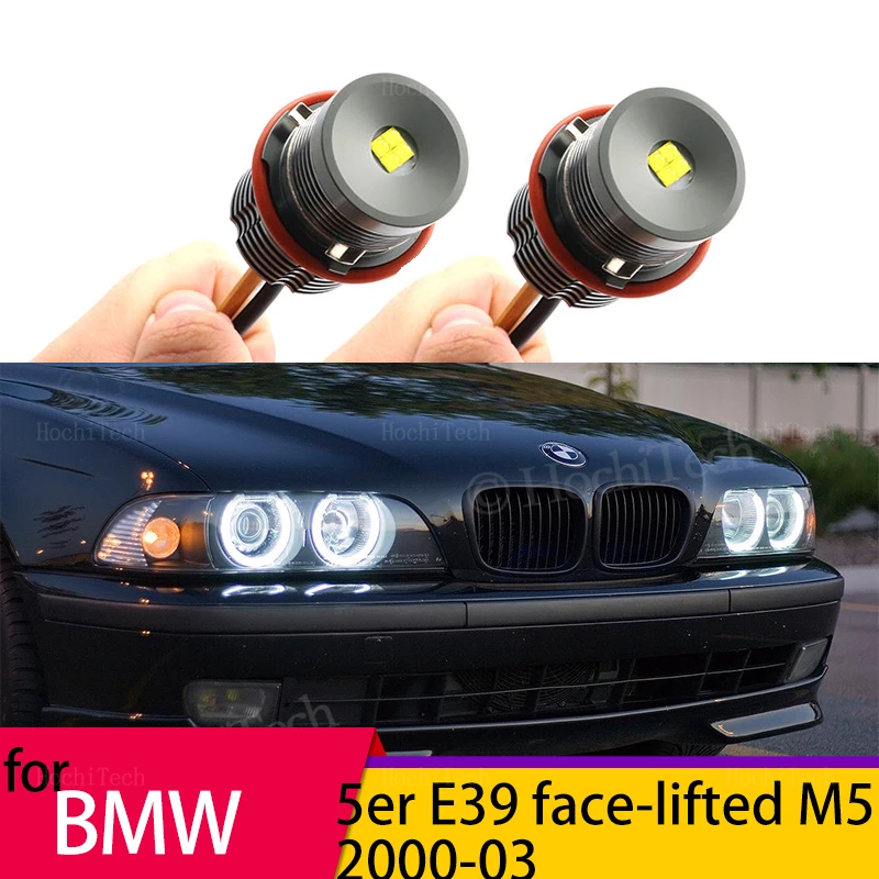 60W LED Angel Eyes Light Halo Ring Headlight Canbus For BMW 5 series E39 M5 face-lifted 520i 523i 525i 528i 530i 535i 2000-2003
60W LED Angel Eyes Light Halo Ring Headlight Canbus For BMW 5 series E39 M5 face-lifted 520i 523i 525i 528i 530i 535i 2000-2003
