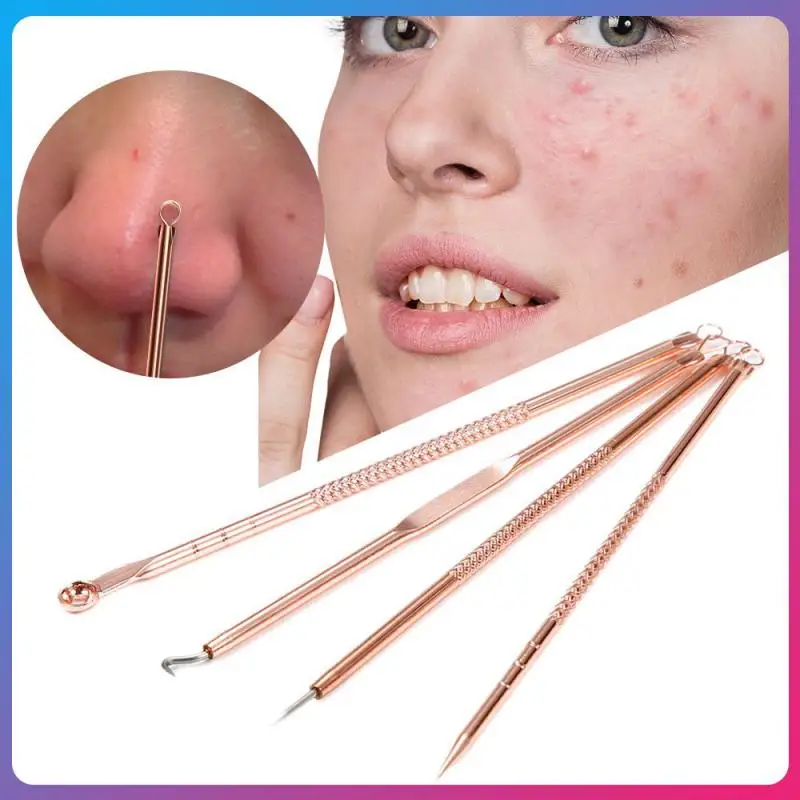 4pcs/set Blackhead Comedone Acne Pimple Blackhead Remover Tool Spoon For Face Skin Care Tool Needles Facial Pore Cleaner Tools
4pcs/set Blackhead Comedone Acne Pimple Blackhead Remover Tool Spoon For Face Skin Care Tool Needles Facial Pore Cleaner Tools