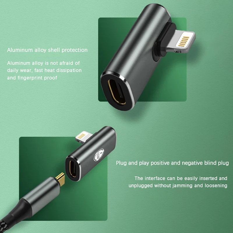 USB Type C Female To Male Adapter With Charge & Sync Data For Convert Huawei Samsung To IPhone IPad IPod 20w Charging Adapter
USB Type C Female To Male Adapter With Charge & Sync Data For Convert Huawei Samsung To IPhone IPad IPod 20w Charging Adapter