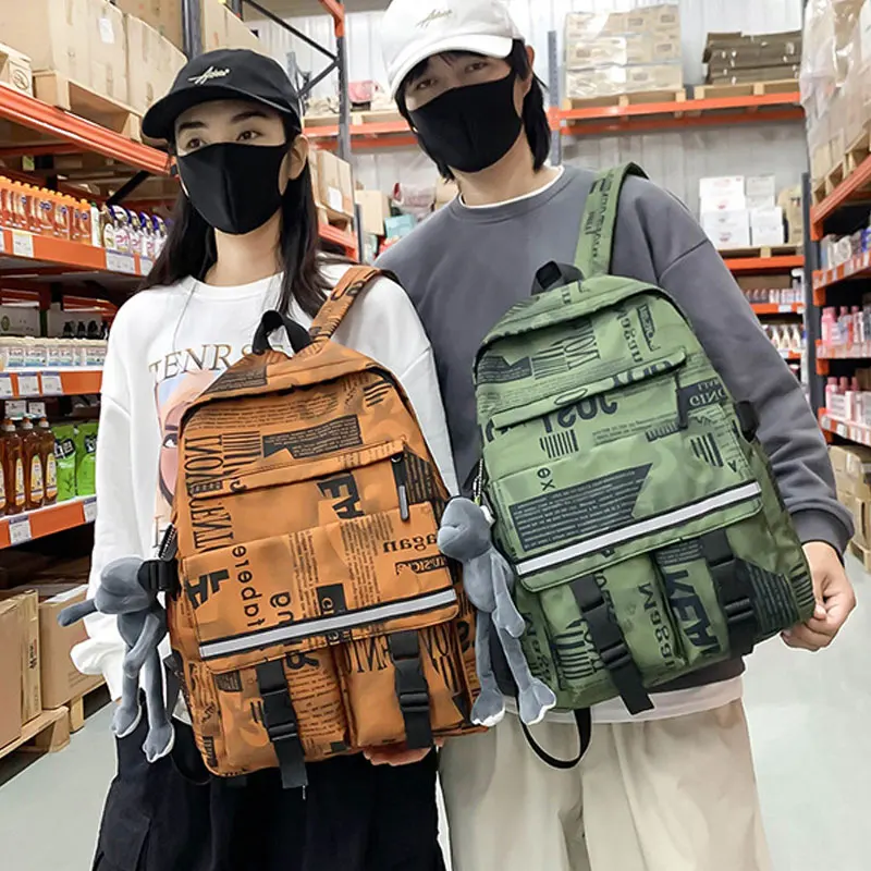 Винтажная вместительная школьная сумка для пары, Корея, Ulzzang Harajuku, Известный Рюкзак с надписью, новый тренд, водонепроницаемая дорожная сумк...
Винтажная вместительная школьная сумка для пары, Корея, Ulzzang Harajuku, Известный Рюкзак с надписью, новый тренд, водонепроницаемая дорожная сумк...