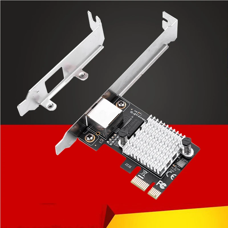 NEW 2.5Gb Network Card PCI Express X1 Gigabit Ethernet Adapter 1 Port RJ45 Interface 2500Mbps PCIE LAN Card RTL8125B Chip for PC
NEW 2.5Gb Network Card PCI Express X1 Gigabit Ethernet Adapter 1 Port RJ45 Interface 2500Mbps PCIE LAN Card RTL8125B Chip for PC