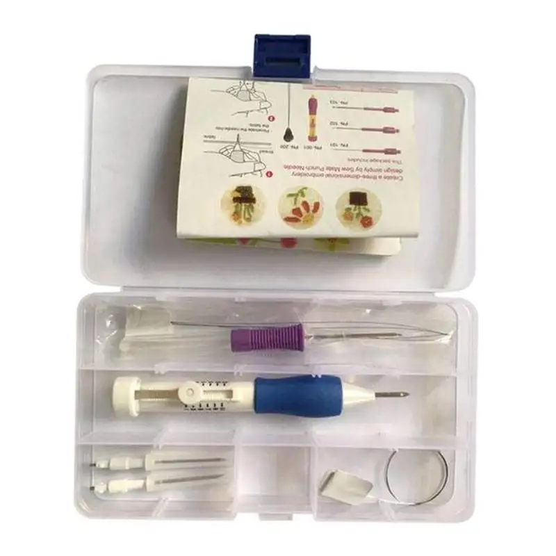 DIY Magic Needle for Embroidery Carpet Knit Punch Needle Kit Needlework Stitching Set Embroidery Knitting Pen Sewing Tools
DIY Magic Needle for Embroidery Carpet Knit Punch Needle Kit Needlework Stitching Set Embroidery Knitting Pen Sewing Tools