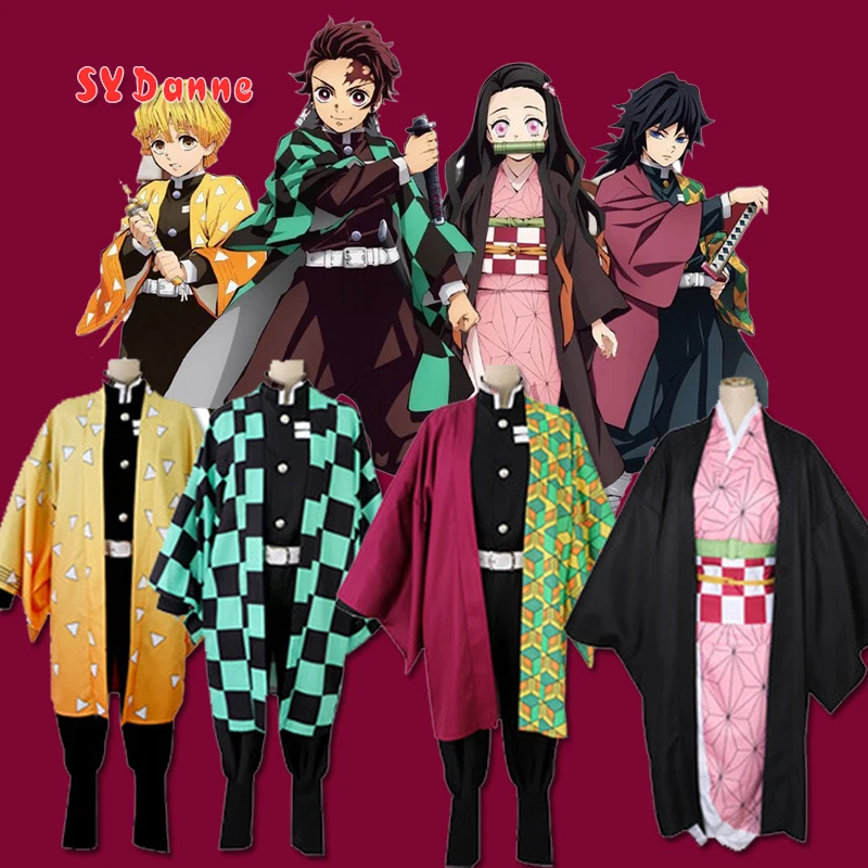 Anime Demon Slayer Kids Cosplay Costume Kamado Tanjirou Nezuko Agatsuma Zenitsu Tomioka Kimetsu no Yaiba clothes Cosplay Uniform
Anime Demon Slayer Kids Cosplay Costume Kamado Tanjirou Nezuko Agatsuma Zenitsu Tomioka Kimetsu no Yaiba clothes Cosplay Uniform