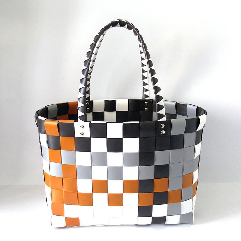 Women Summer New Woven Bag Large Handbag Woven Beach Bag PVC Casual Women's Bag Tote Basket Shoulder Bag
Women Summer New Woven Bag Large Handbag Woven Beach Bag PVC Casual Women's Bag Tote Basket Shoulder Bag