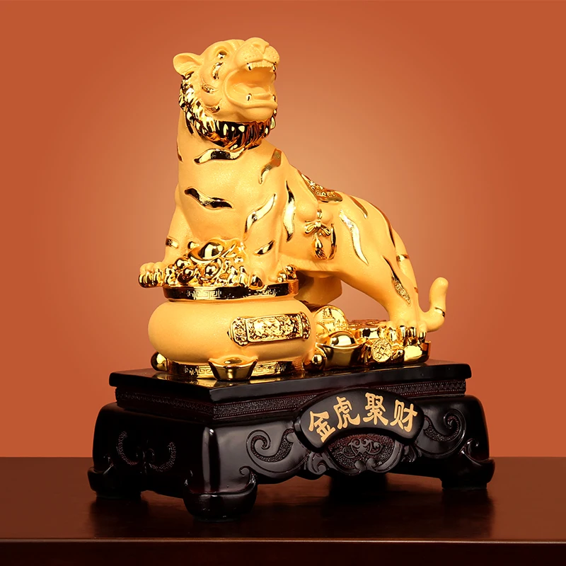 Tiger Decoration Lucky Zodiac Golden Tiger Mascot Living Room Decorations New Year Celebration New Year Gift Customization
Tiger Decoration Lucky Zodiac Golden Tiger Mascot Living Room Decorations New Year Celebration New Year Gift Customization