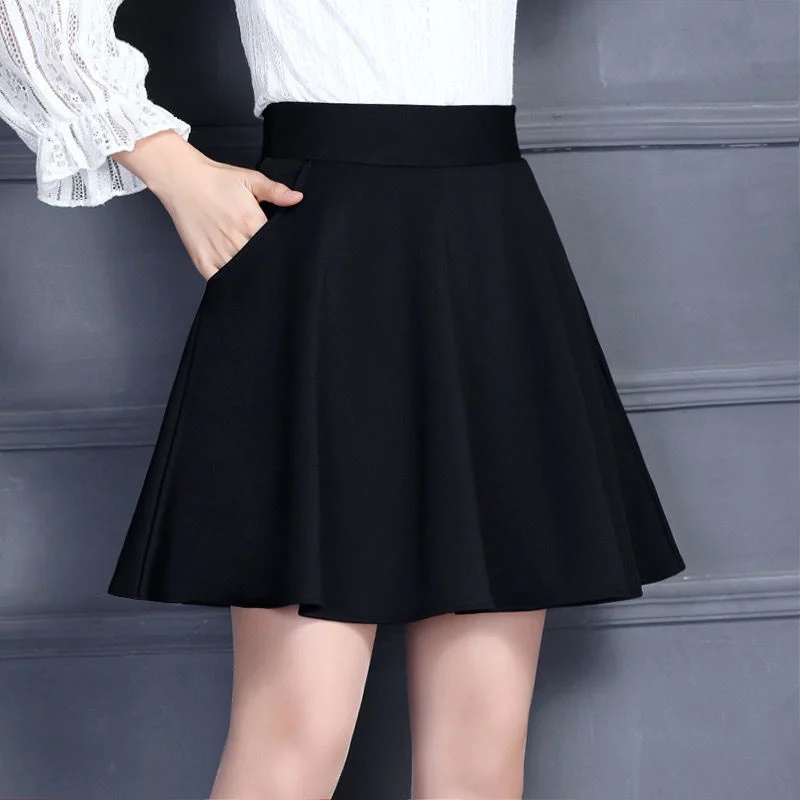 Pleated Autumn Winter New Half Length Short Dance High Waist A-line Faldas Fashion Clothes for Women Skirts
Pleated Autumn Winter New Half Length Short Dance High Waist A-line Faldas Fashion Clothes for Women Skirts