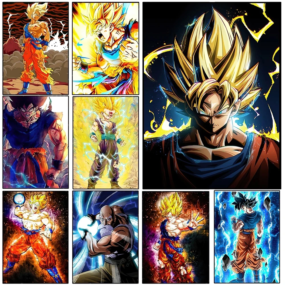 Anime Dragon Ball Poster Goku Vegeta Wall Hanging Art Canvas Painting Living Room Child Bedroom Decor HD Printing Prints Cuadros
Anime Dragon Ball Poster Goku Vegeta Wall Hanging Art Canvas Painting Living Room Child Bedroom Decor HD Printing Prints Cuadros