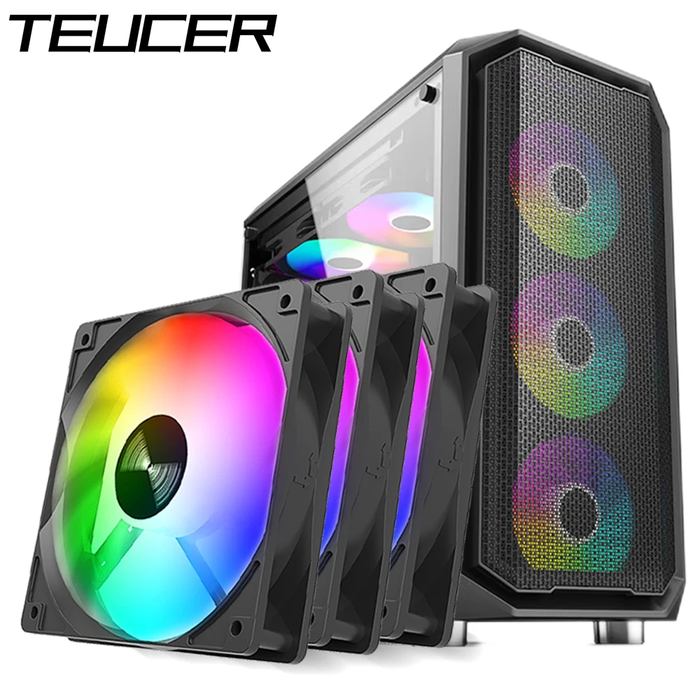 TEUCER 120 мм Φ 3Pin интерфейс 1500RPM бесшумный чехол для ПК Комплект вентиляторов
TEUCER 120 мм Φ 3Pin интерфейс 1500RPM бесшумный чехол для ПК Комплект вентиляторов