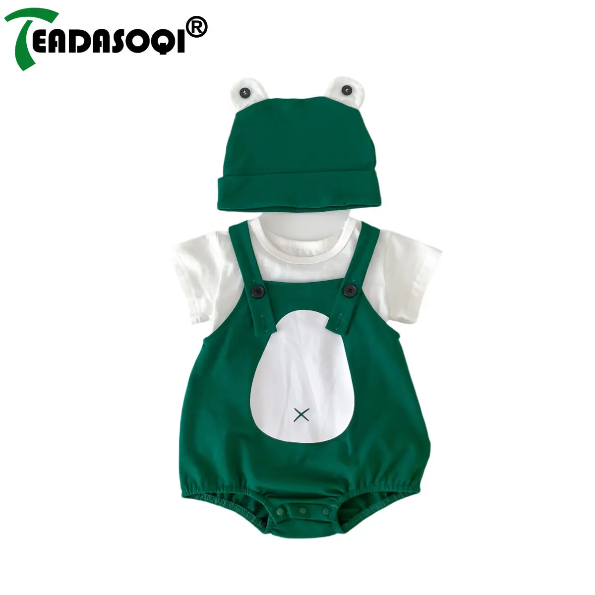 2023 Summer New In Kids Infant Boys Girls Cartoon Frog One-piece Overalls Newborn Baby Bodysuit+hat+solid Color T-shirts 3pcs
2023 Summer New In Kids Infant Boys Girls Cartoon Frog One-piece Overalls Newborn Baby Bodysuit+hat+solid Color T-shirts 3pcs