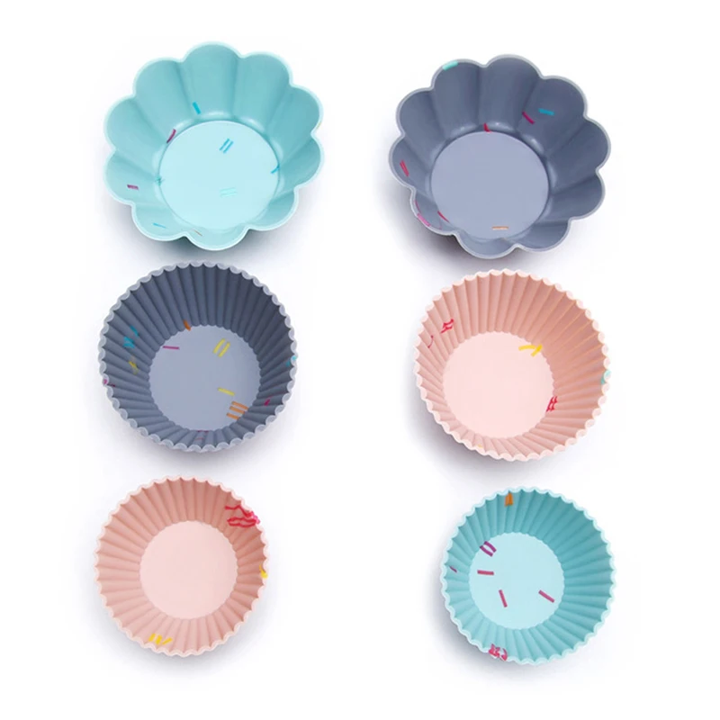 6 Pcs Silicone Cake Mold Muffin Cup Cupcake Baking Molds Kitchen Bakeware Baking Dishes Cup DIY Cake Decorating Tools
6 Pcs Silicone Cake Mold Muffin Cup Cupcake Baking Molds Kitchen Bakeware Baking Dishes Cup DIY Cake Decorating Tools