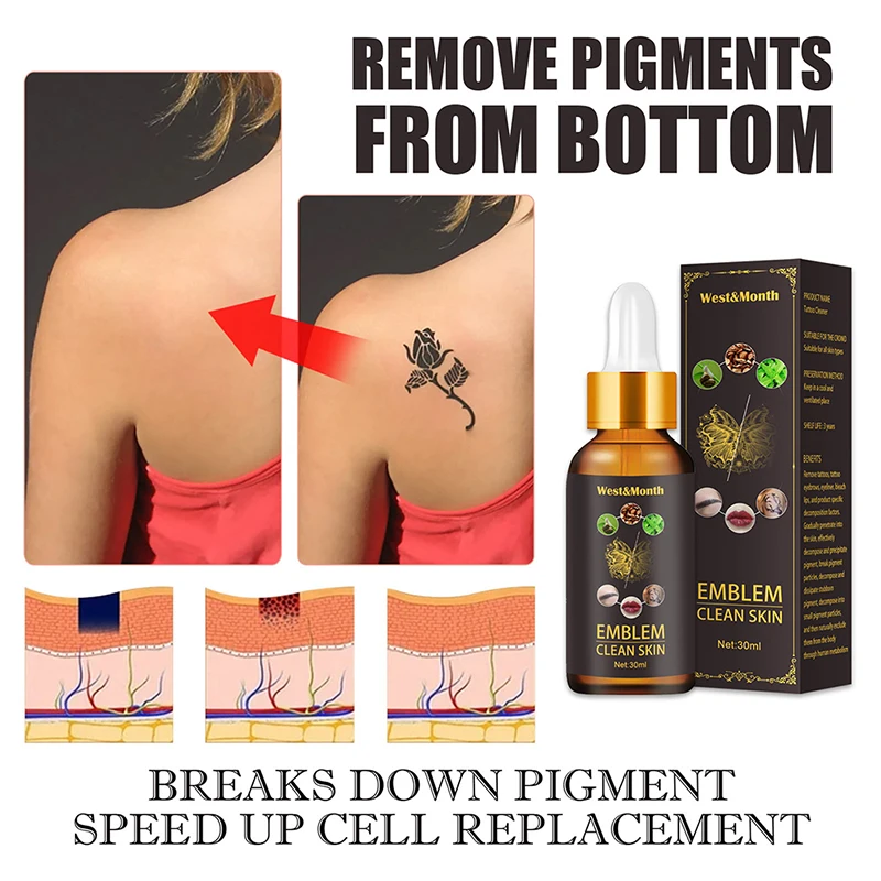 Quick Tattoo Removal liquid Microblading Bleaching Corrector Pigment Permanent
Quick Tattoo Removal liquid Microblading Bleaching Corrector Pigment Permanent