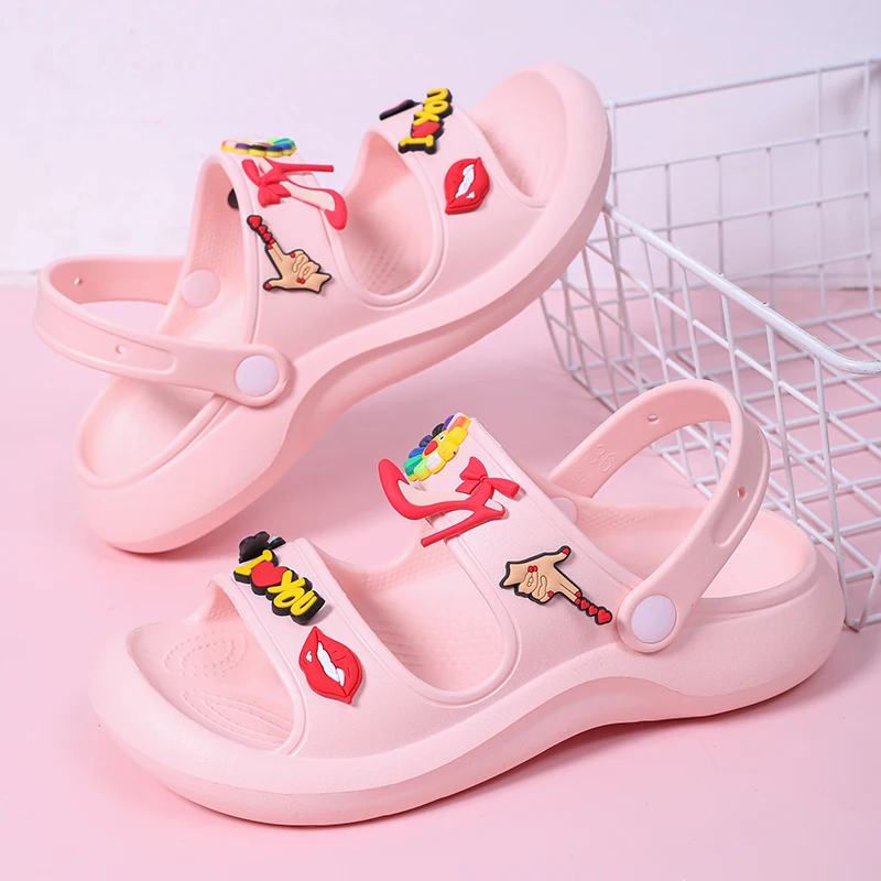 Women Summer Flat Sandals 2022 Open-Toed Slides Slippers Candy Color Casual Beach Outdoot Female Ladies Cartoon Decorate Shoes
Women Summer Flat Sandals 2022 Open-Toed Slides Slippers Candy Color Casual Beach Outdoot Female Ladies Cartoon Decorate Shoes