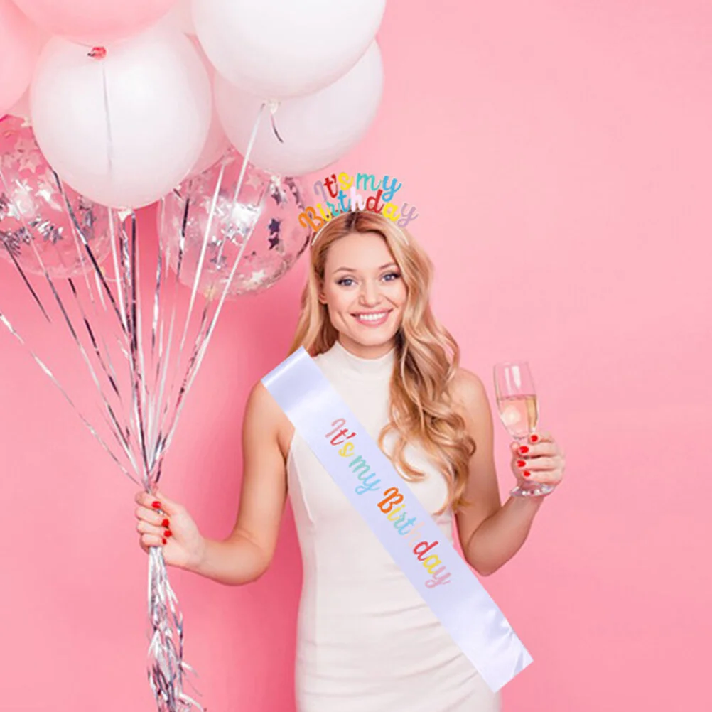 Birthday Sash Party Decor Headband Hair Headdress Women Head Decorations Happy Crown Photo Prop Girl Hats Queen Headpiece Makeup
Birthday Sash Party Decor Headband Hair Headdress Women Head Decorations Happy Crown Photo Prop Girl Hats Queen Headpiece Makeup