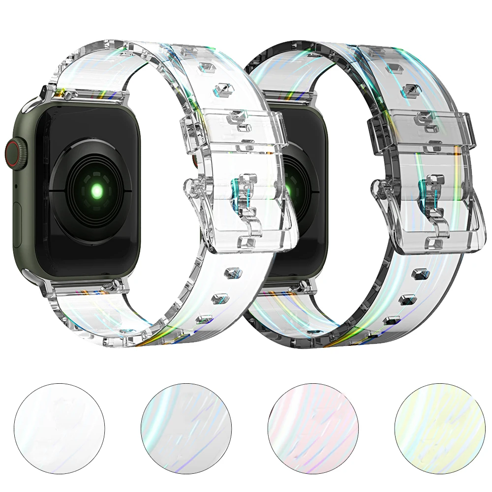 Ремешок силиконовый прозрачный для Apple Watch, резиновый браслет для IWatch Series 7 3 4 5 6, 40/44 мм 38/42 мм 41/45 мм
Ремешок силиконовый прозрачный для Apple Watch, резиновый браслет для IWatch Series 7 3 4 5 6, 40/44 мм 38/42 мм 41/45 мм