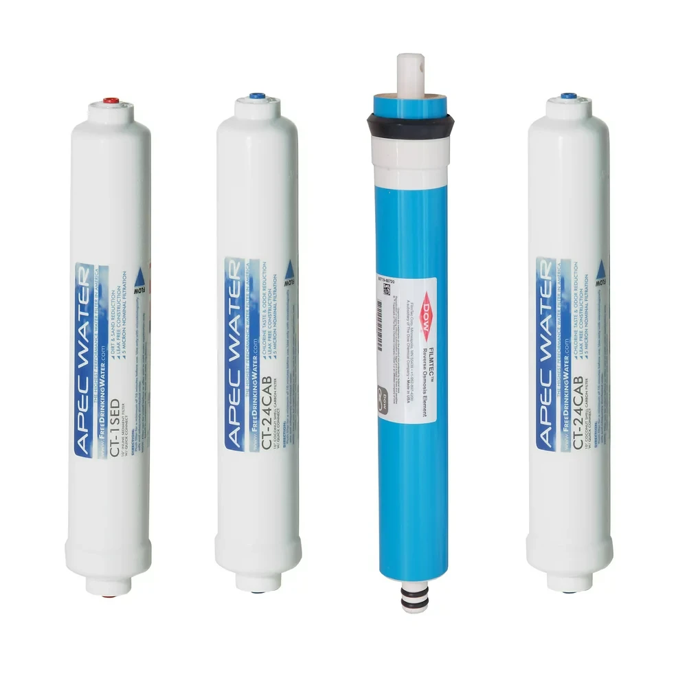 FILTER-MAXQUICK 90 Complete Replacement Filter Set for ultimate Series Reverse Osmosis Filter System RO-QUICK90 Stage 1-4
FILTER-MAXQUICK 90 Complete Replacement Filter Set for ultimate Series Reverse Osmosis Filter System RO-QUICK90 Stage 1-4