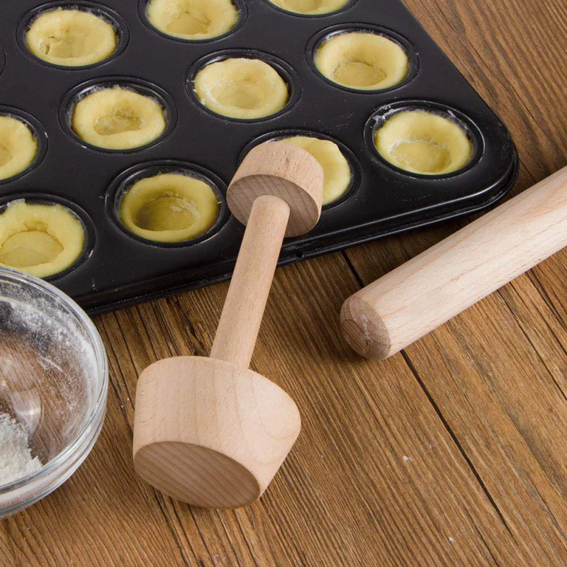Wooden Egg Tart Tamper Portable Double Side Pastry Egg Tart Pusher Eggtart Mold Baking Cake Kitchen Bakeware Handmade Tools
Wooden Egg Tart Tamper Portable Double Side Pastry Egg Tart Pusher Eggtart Mold Baking Cake Kitchen Bakeware Handmade Tools