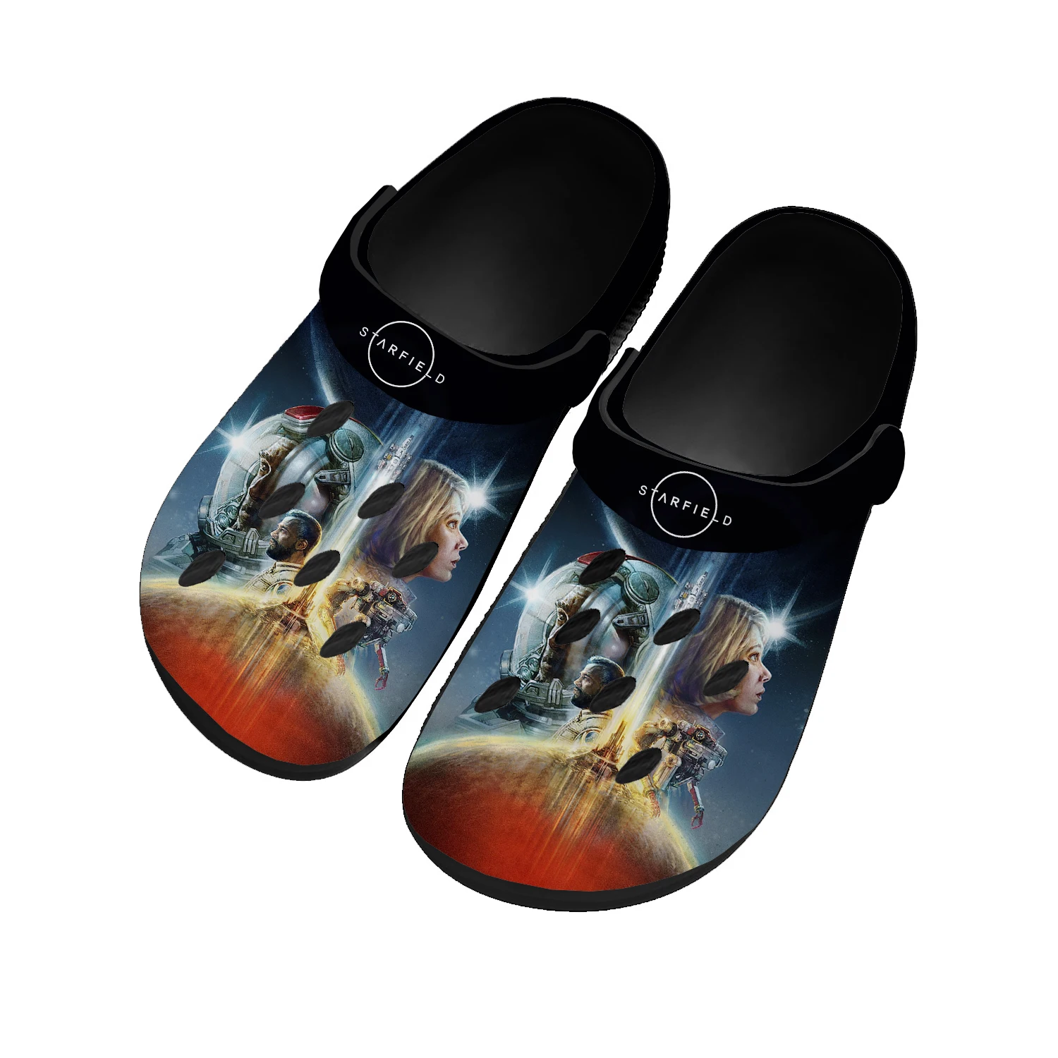 Hot Cartoon Game STARFIELD Home Clogs Mens Womens Teenager Tailor Made Water Shoes Garden Beach Fashion Hole Slippers Sandals 
Hot Cartoon Game STARFIELD Home Clogs Mens Womens Teenager Tailor Made Water Shoes Garden Beach Fashion Hole Slippers Sandals