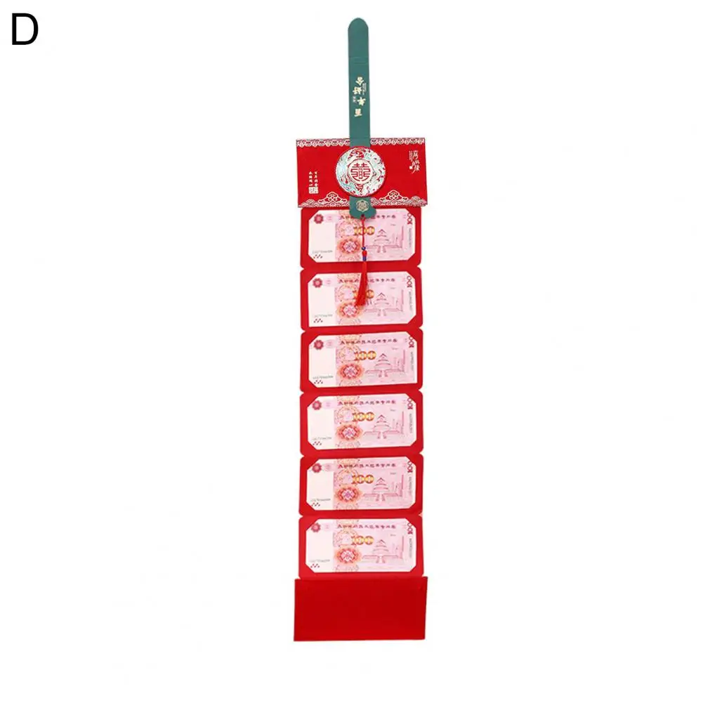 Folding Red Envelope Attractive Red Envelope 6 Slots Portable Folding Wedding Red Pockets
Folding Red Envelope Attractive Red Envelope 6 Slots Portable Folding Wedding Red Pockets