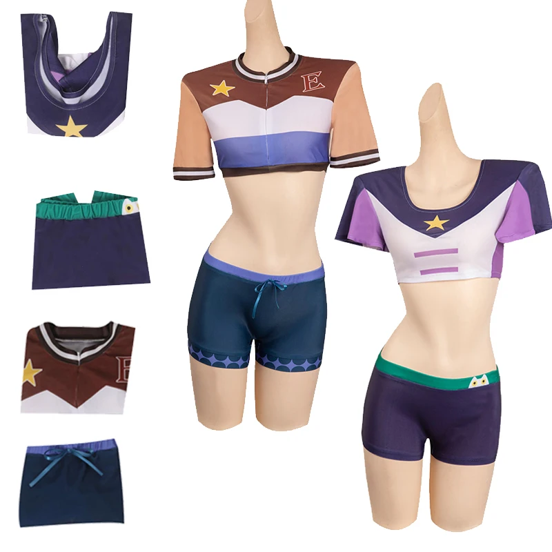 Luz Noceda Cosplay Swimsuit Costume The Owl Cos House Women Swimwear Top Short Set Summer Outfits Halloween Carnival Party Suits
Luz Noceda Cosplay Swimsuit Costume The Owl Cos House Women Swimwear Top Short Set Summer Outfits Halloween Carnival Party Suits