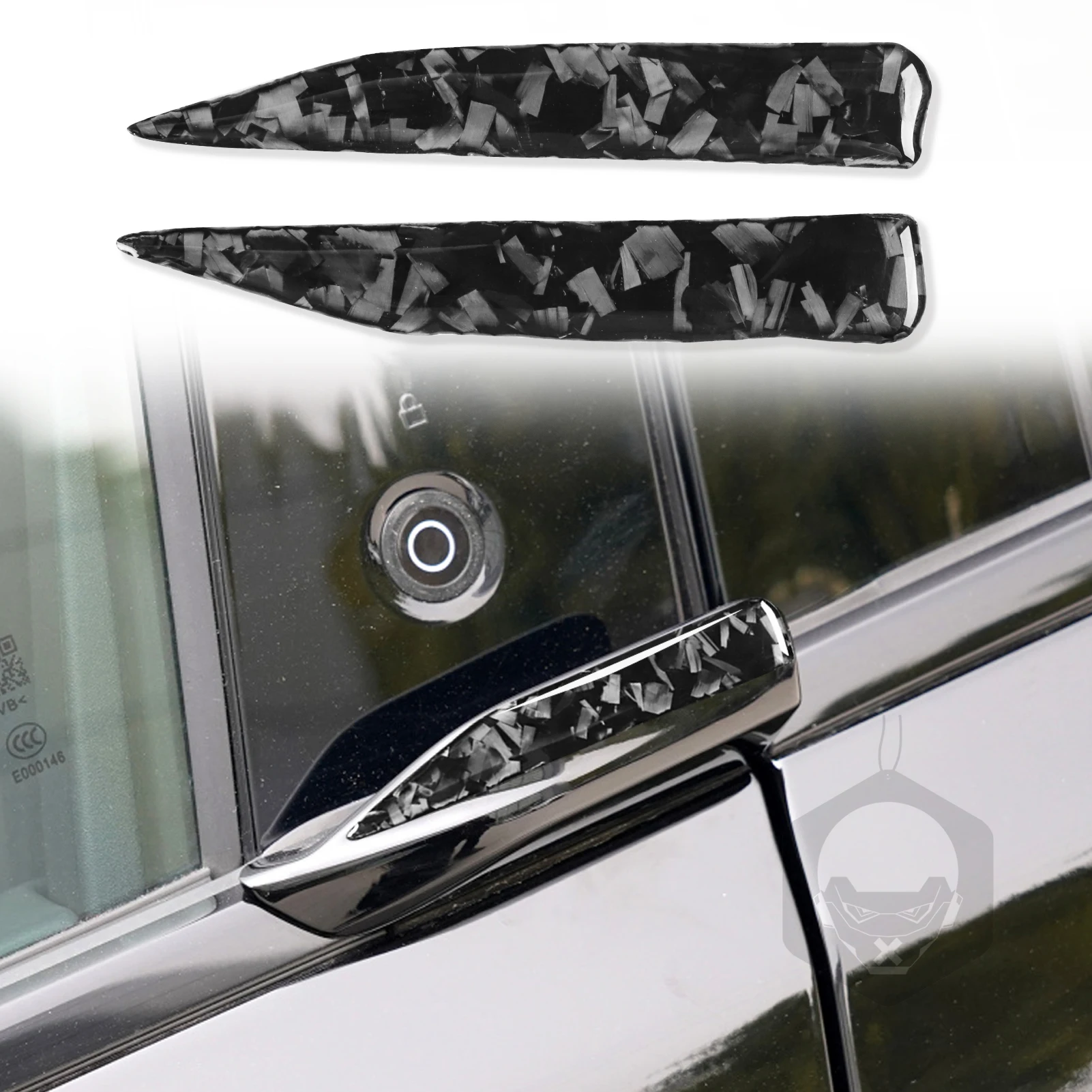 Декоративная наклейка на дверную ручку, накладка на крышку, наклейка для Mustang Mach E 2021, внешние аксессуары для автомобиля, кованое углеродное ... 
Декоративная наклейка на дверную ручку, накладка на крышку, наклейка для Mustang Mach E 2021, внешние аксессуары для автомобиля, кованое углеродное ...