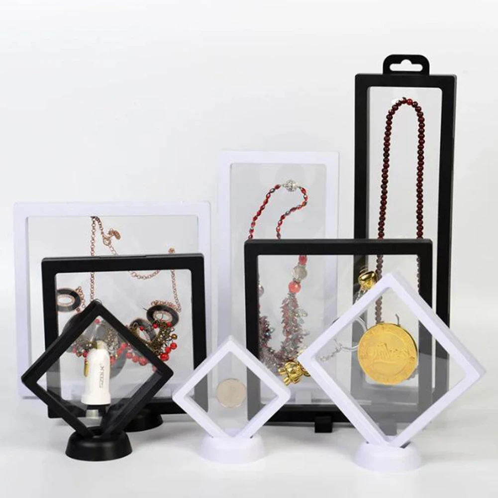 Frames Gift Wrap Storage Floating Display Box ABS+TPU Film Multipurpose Frame Holder Stand Clear Jewelry Ring Coin Display Case
Frames Gift Wrap Storage Floating Display Box ABS+TPU Film Multipurpose Frame Holder Stand Clear Jewelry Ring Coin Display Case