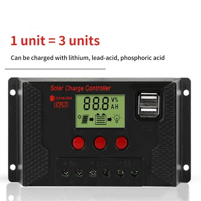 Adjustable Lcd Display Solar Panel Battery Regulator Pwm 12v/24v Solar Charge Controller With Usb Port Solar Panel Controller
Adjustable Lcd Display Solar Panel Battery Regulator Pwm 12v/24v Solar Charge Controller With Usb Port Solar Panel Controller