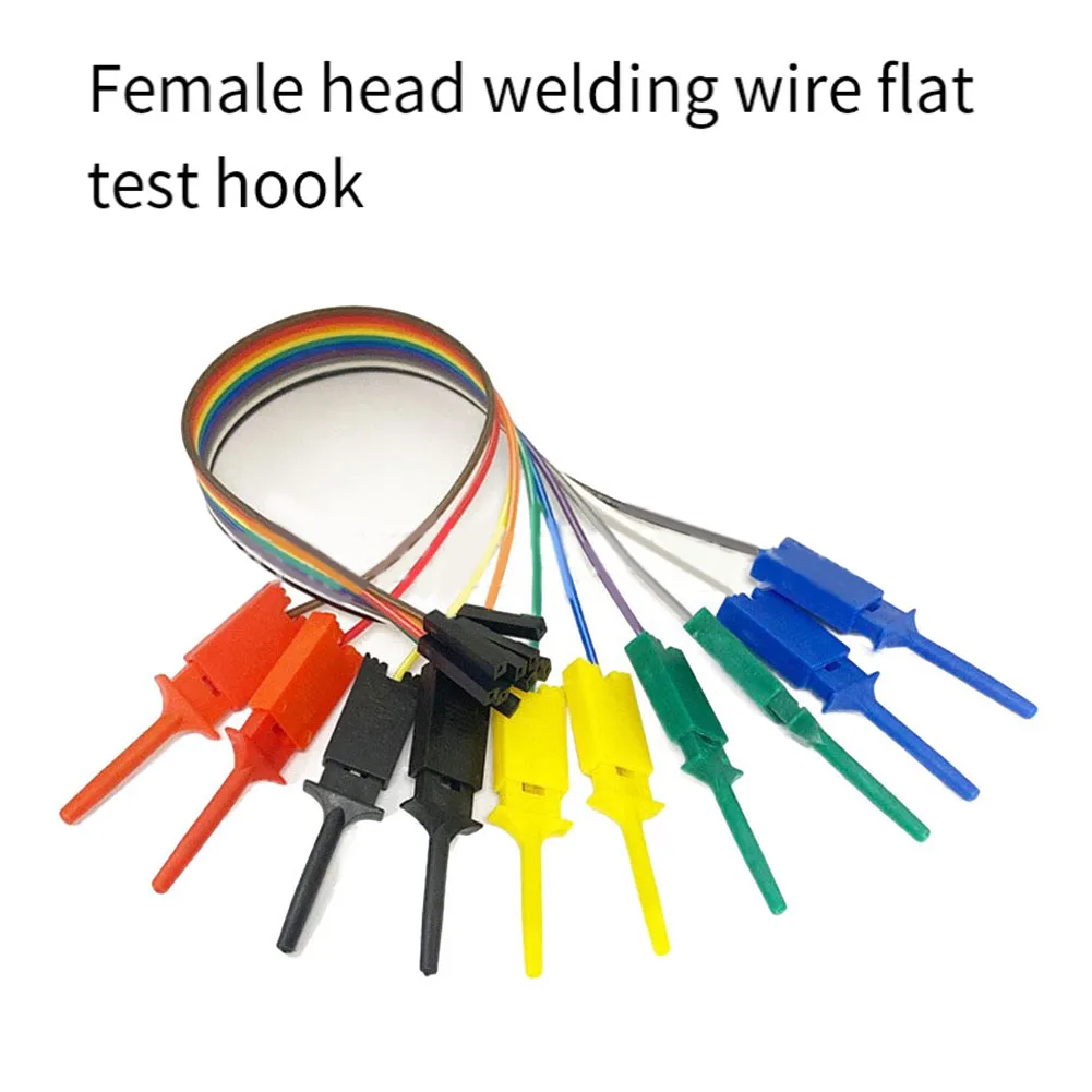25cm 10 Needle Hook Clamp Kit 5 Color Logic Analyzer Cable Clamp Probe Retractable Clips Connect Chips Pins
25cm 10 Needle Hook Clamp Kit 5 Color Logic Analyzer Cable Clamp Probe Retractable Clips Connect Chips Pins