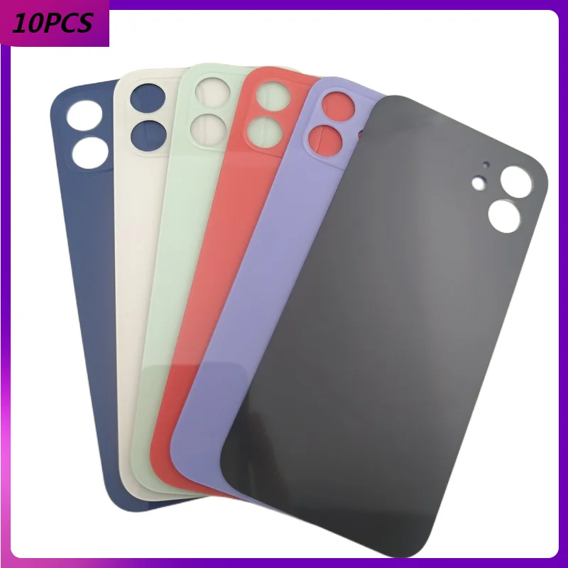 10Pcs Back Battery Glass Cover With Wide Big Camera Hole Replacement For iPhone 13 Pro Max 13 12 11 XR XS Max Rear Housing Door
10Pcs Back Battery Glass Cover With Wide Big Camera Hole Replacement For iPhone 13 Pro Max 13 12 11 XR XS Max Rear Housing Door