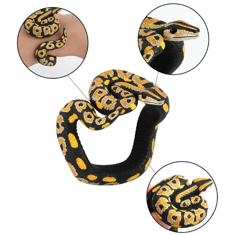 1pcs Snake Bracelet Simulation Animal Model Plastic Horror Fun Prank Gift for Kids Educational Children's Boys Girls Hot Toys
1pcs Snake Bracelet Simulation Animal Model Plastic Horror Fun Prank Gift for Kids Educational Children's Boys Girls Hot Toys
