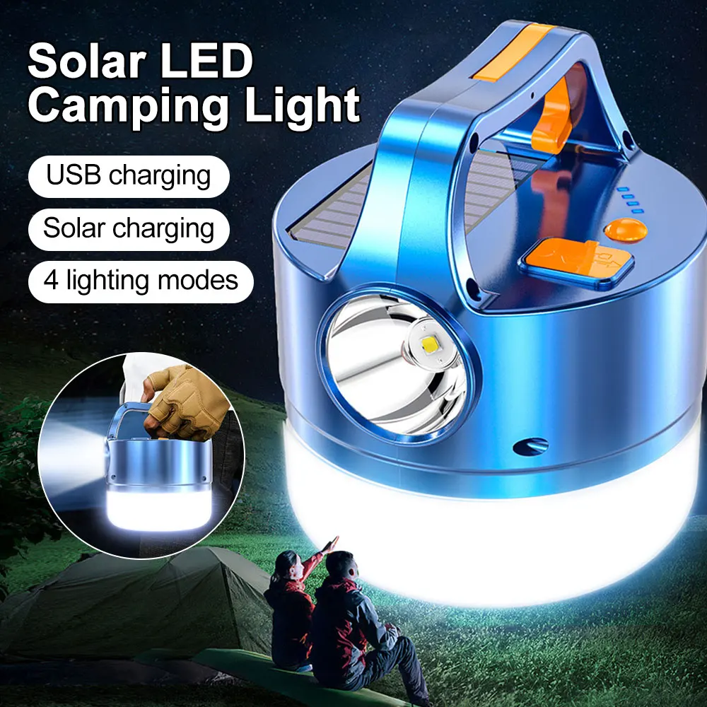 Solar Power Camping Light Remote Control USB Rechargeable Emergency Light Tent Lamp Outdoor Work Repair Lighting Fishing Light
Solar Power Camping Light Remote Control USB Rechargeable Emergency Light Tent Lamp Outdoor Work Repair Lighting Fishing Light