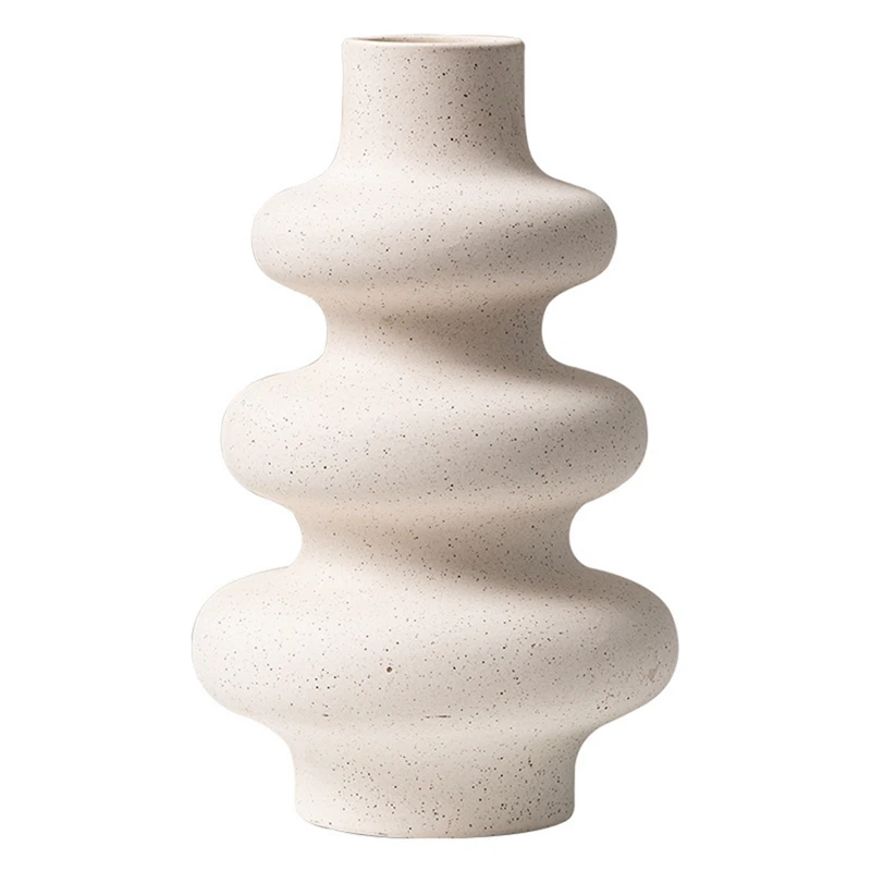 Nordic Ceramic Vase Beige Plant Pot Home Decor Flower Arrangement Garden Living Room Office Desktop Decoration Crafts
Nordic Ceramic Vase Beige Plant Pot Home Decor Flower Arrangement Garden Living Room Office Desktop Decoration Crafts