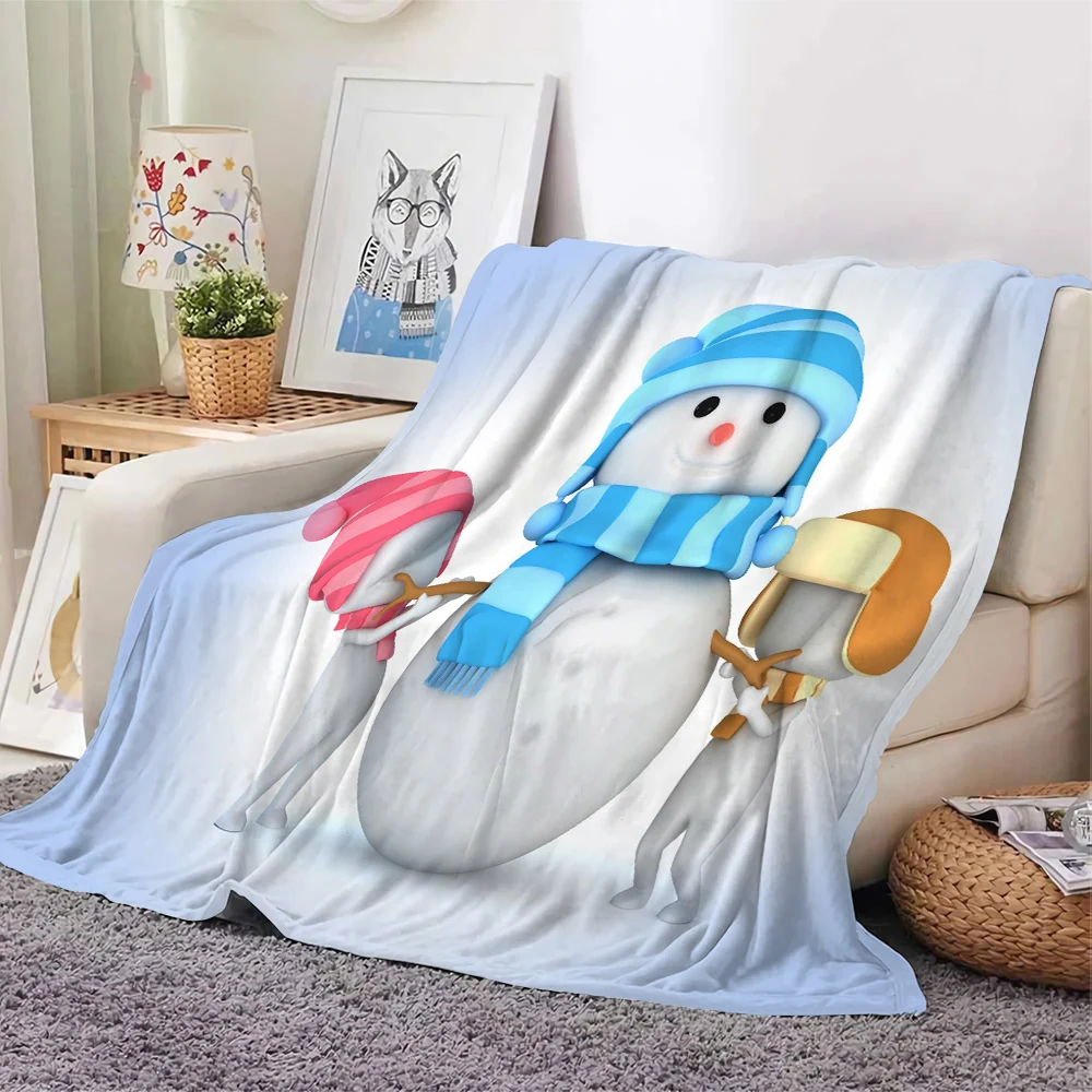 Fashion Winter Blanket Skiing Pattern 3D Printed Flannel Blanket Keep Warm Nap Blanket Cute Cartoon Style Snowman
Fashion Winter Blanket Skiing Pattern 3D Printed Flannel Blanket Keep Warm Nap Blanket Cute Cartoon Style Snowman