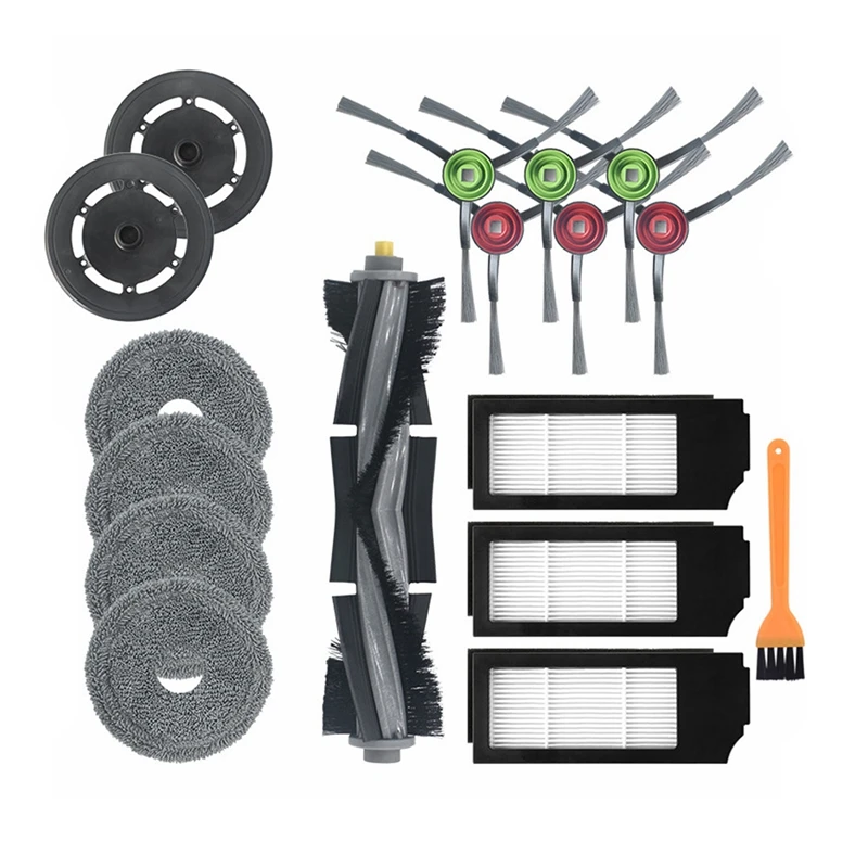 17Pcs Replacement For ECOVACS DEEBOT X1 OMNI TURBO Vacuum Cleaner High Capacity Washable Mop Main Brush Cover
17Pcs Replacement For ECOVACS DEEBOT X1 OMNI TURBO Vacuum Cleaner High Capacity Washable Mop Main Brush Cover