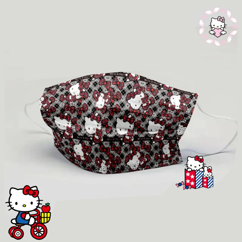50Pcs Sanrio Bow Kitty Mask Anime Cartoon Mask Disposable Protective 3 Layers Face Mask Dust Mask Boy Girl Gift No Box
50Pcs Sanrio Bow Kitty Mask Anime Cartoon Mask Disposable Protective 3 Layers Face Mask Dust Mask Boy Girl Gift No Box