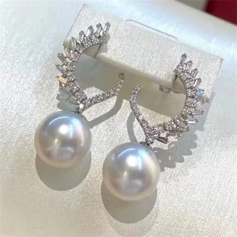 DIY pearl earring accessories S925 sterling silver jewelry Gorgeous angel earring female empty holder Fit 8-14mm beads
DIY pearl earring accessories S925 sterling silver jewelry Gorgeous angel earring female empty holder Fit 8-14mm beads