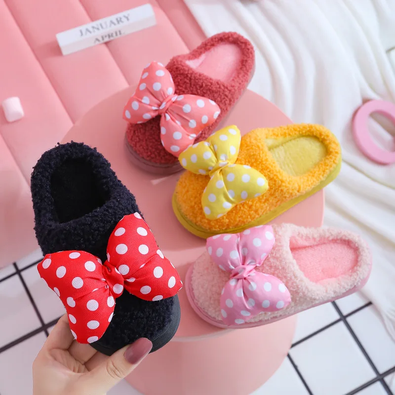 Disney children's cotton slippers girls cute bow non-slip soft bottom autumn winter indoor little princess warm slippers
Disney children's cotton slippers girls cute bow non-slip soft bottom autumn winter indoor little princess warm slippers