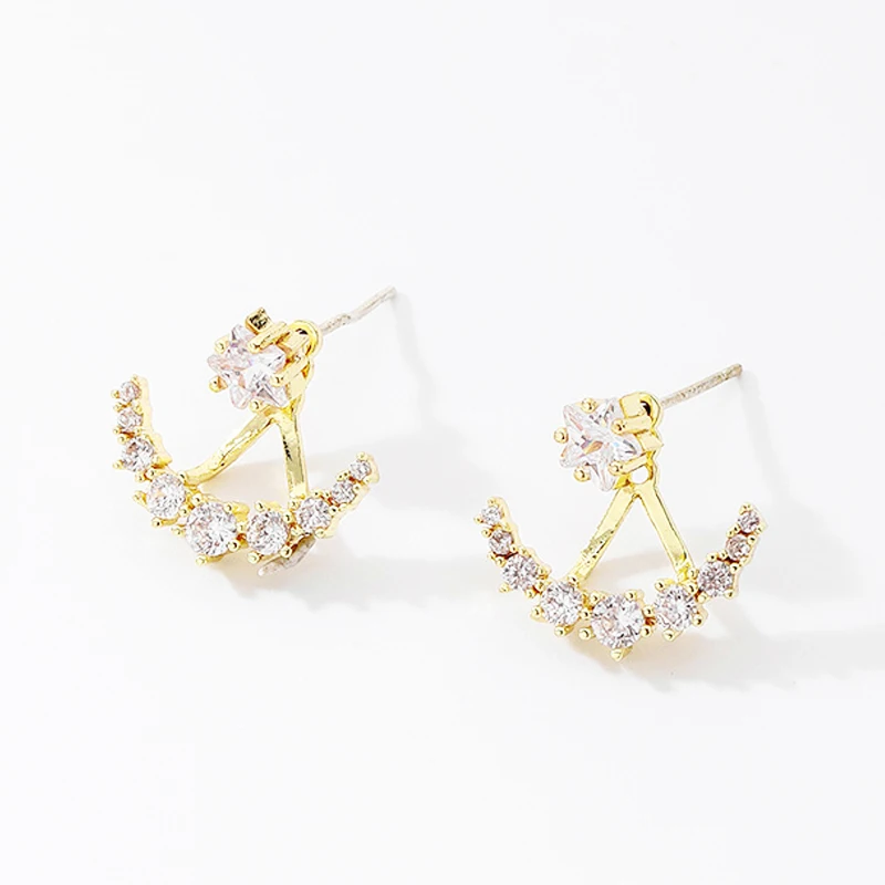 Korean Fashion Style Star Inlaid Rhinestone Stud Earrings for Women Plating Gold Rhinestone Earrings Wedding Party Jewelry 2022
Korean Fashion Style Star Inlaid Rhinestone Stud Earrings for Women Plating Gold Rhinestone Earrings Wedding Party Jewelry 2022