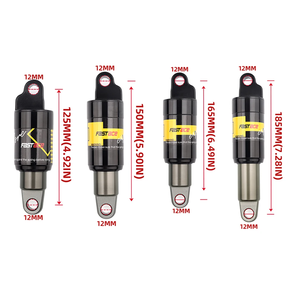 Hot MTB Bike Rear Shock Absorber 125 150 165 185mm *650lbs Oil Spring Shock Absorber For E-Bikes Electric Scooters Bicycle Part
Hot MTB Bike Rear Shock Absorber 125 150 165 185mm *650lbs Oil Spring Shock Absorber For E-Bikes Electric Scooters Bicycle Part